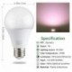 Necgemlex 2 Pack A70 Grow Light Bulb , E26 110V 7W Full Spectrum LED Plant Light Bulb for Indoor Plants, Flowers, Greenhouse, Indore Garden, Hydroponic