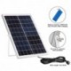 Necgemlex Solar Flood Lights Outdoor 2nd ver -  100W Solar Powered Street Light, 120 LEDs 6000 Lumens Waterproof IP66 with Remote Control Security Lighting for Yard, Garden, Gutter, Swimming Pool, Path