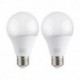 Necgemlex 2 Pack A70 Grow Light Bulb , E26 110V 9W Full Spectrum LED Plant Light Bulb for Indoor Plants, Flowers, Greenhouse, Indore Garden, Hydroponic