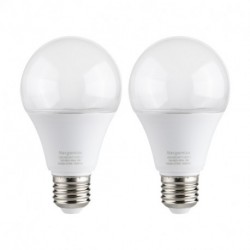 Necgemlex 2 Pack A70 Grow Light Bulb , E26 110V 9W Full Spectrum LED Plant Light Bulb for Indoor Plants, Flowers, Greenhouse, Indore Garden, Hydroponic